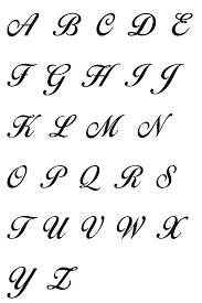 Letra cursiva italic type, italics. Letras Cursiva Glauben Skins