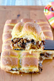 If you don't want to prepare the cheese sauce, using provolone cheese slices would be great as well. Philly Cheese Steak Sloppy Joe Sliders A Kitchen Hoor S Adventures