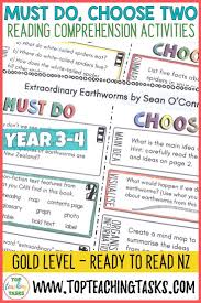 Ready To Ready Gold Level Reading Comprehension Activities Year 3 And 4 New Zealand Top Teaching Tasks In 2020 Reading Comprehension Reading Comprehension Activities Comprehension Activities