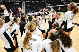 The Terriers toppled No. 15 Tennessee! It was the first win over a ranked  opponent in the Wofford volleyball program's history. #woffordcollege  #terriers #socon #NCAAWVB