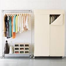 We did not find results for: Intermetro Clothes Rack With Cotton Canvas Cover The Container Store