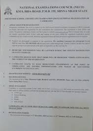 Candidates that participated in the ssce internal examination can now check their results online. National Examinations Council Neco On Twitter The National Examinations Council Neco Hereby Brings To The Notice Of The General Public That Below Is The Guideline Of The 2020 Senior School Certificate Examination