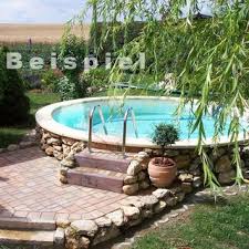 Profi Rundbecken Rundpool Fun 3 5 X 1 5 M Folie Sand 0 8 Mm Kombi