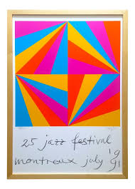 Although this was the first time a musician had trodden ground previously reserved for visual specialists, in the same year bowie exhibited paintings and sculptures in a gallery in london, and. Max Bill Rare Vintage 1991 Serigraph Print Framed Montreux Jazz Festival Collector S Modernist Poster Chairish