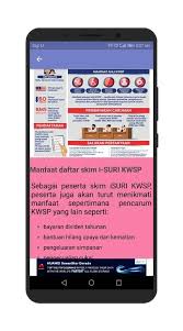 Bagi yang tidak tahu, walaupun ada seorang suri rumah yang tidak bekerja, anda layak menerima sumbangan kerajaan sehingga rm480 setahun. I Suri Kwsp For Android Apk Download