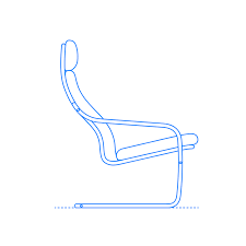 How many poang chairs do you have in your house? Ikea Poang Armchair Dimensions Drawings Dimensions Com