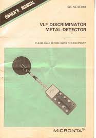 Step 2 check the batteries. Vlf Discriminator Metal Detector Webdingers