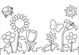 Spring coloring page help kids and adults enjoy the new season. Spring Flowers Colouring Book Summer Coloring Pages Spring Coloring Sheets Spring Coloring Pages