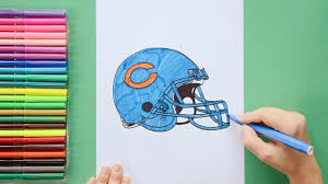 Watch bears live stream on your pc, smart phone or smart tv. How To Draw Chicago Bears Helmet Nfl Team Youtube