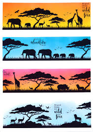Pin By Jorge Mario On Homemade Card African Themed African Cards Hero Arts Cards Silhouette Art
