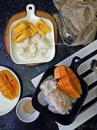 Resepi pulut mangga versi kelantan. Pulut Mangga Vs Pulut Nangka Ala Thai Pasti Sedap Lemak Bersantan Qasey Honey