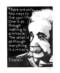 There Are Only Two Ways To Live Your Life Einstein Linocut Art Albert Einstein Quote There Are Only By Wordsigiveby 20 00 Albert Einstein Quotes Einstein Quotes