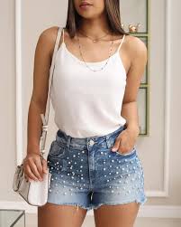 Camisa Branca Para Fim De Ano Reveillon Roupas Da Moda Roupas Da Moda Feminina Moda Feminina