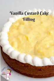 Vanilla Custard Cake Filling Or Pastry Cream Filling Veena Azmanov