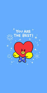 Wallpaper Bt21 Tata Di 2020 Wallpaper Lucu Kartu Lucu Kartun