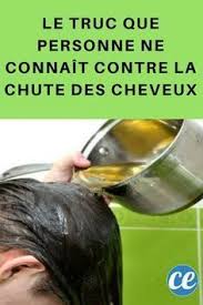 Le Truc Que Personne Ne Connait Contre La Chute Des Cheveux Chute De Cheveux Perte De Cheveux Anti Chute Cheveux