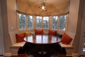 Such windows can usually be found in quite old buildings but some people use them in contemporary homes too. Bay Window Seat Transitional Kitchen New York By Wexford Custom Renovations Inc Houzz