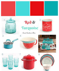 4.7 out of 5 stars. Red Turquoise For Your Kitchen Sweet Southern Blue Red Kitchen Decor Turquoise Kitchen Turquoise Kitchen Decor