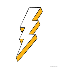 Black White And Yellow T Shirt Print Lightning Bolt Logo Lightning Logo Lightning Tattoo