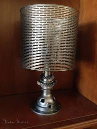Modern Industrial Vintage Industrial Table Lamp With Metal Shade Gears Steampunk Industrial Table Lamp Industrial Table Vintage Industrial Furniture