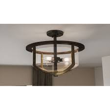 Gracie Oaks Jubilee 3 Light Semi Flush Mount Reviews Wayfair Cool Floor Lamps Semi Flush Mount Lighting Home Lighting Design