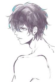 Drawing pro male hairstyles drawing side view. Side Profile Anime Boy Hair Reference