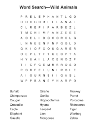 Puzzle the mind with three different versions. Word Search Puzzles For Kids Printable Activity Shelter