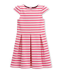 Robe Mariniere Fille Rose Acacia Rose Impatience Petit Bateau Robe Mariniere Robe En Jersey Robe Petit Bateau