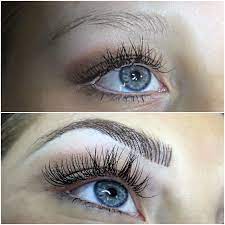 Eyeliner tattoo with a flick, before, immediately after and healed. Pin On Cejas