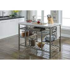 Many kitchen islands are about 2 or 3 feet wide, but if you need more counter space, seating space, etc. Acme Furniture Lanzo 98402 Counter Height Kitchen Island Corner Furniture Kitchen Islands