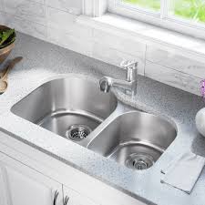 double basin undermount kitchen sink