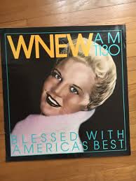 WNEW AM 1130 in NYC Promo Poster Featuring Peggy Lee . 21 X 22