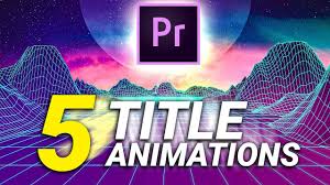 Click to open premiere pro on windows or mac. 5 Super Easy Text Title Animations In Premiere Pro Youtube