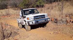 This includes a mesh grille with toyota lettering, namib badges on the side and tailgate and led spotlights. Landcruiser Launch 79 V8 Youtube