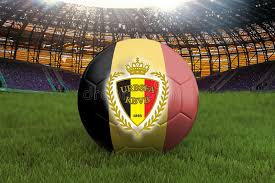 This logo is compatible with eps, ai, psd and adobe pdf formats. Belgium Football Team Ball On Big Stadium Background With Belgium Team Logo Competition Concept Belgium Flag On Ball Team Tournam Stock Illustration Illustration Of Sphere Competition 120584025