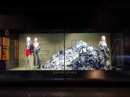David Jones Sydney New South Wales Australia You Can Never Own Too Much Denim Pinned By Ton Van Der Window Display Visual Merchandising New South Wales