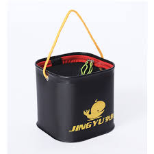 Compre Pesca Balde Eva Balde Balde Balde Peixe Dobrável Com Rede Atacado  Pesca Artes Suprimentos e Balde De Pesca de China por grosso por 1.8 USD