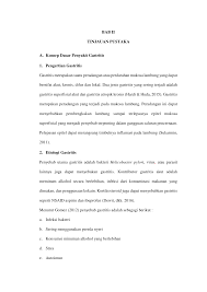 Gastritis kronis pendarahan saluran cerna bagian atas, ulkus, perforasi dan anemia karena gangguan absorpsi. Http Repository Poltekkes Denpasar Ac Id 2312 3 Bab 20ii Pdf