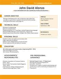 Instead, it focuses more on skills, experience and goals. Download Contoh Cv Yg Menarik Dan Benar Best Resume Examples