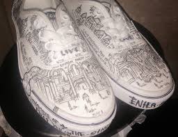 He began playing piano at the age of five. Emerson Barrett Vans Shoes Neoclassical Architectural Line Art 1820461361