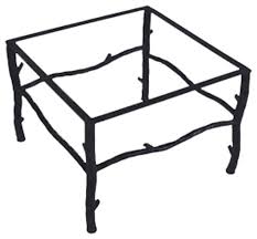 Suppose you want to add a slick look to your table, then you can enable a wrought iron table base with the wrought iron table top.the look of the table will be grand. South Fork 42 Round Coffee Table Base Only Table Tops And Bases By Timeless Wrought Iron Houzz