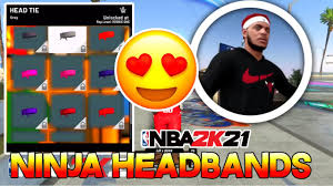 How To Get Ninja Headbands Look Like A Cheeser Nba 2k21 Youtube