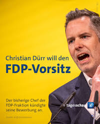 FDP-Fraktionschef Christian Dürr bewirbt sich um die Nachfolge von  Christian Lindner an der Parteispitze der Liberalen. „Ich will dazu  beitragen, dass die FDP stark zurückkehrt
