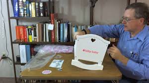 Bitty Baby Changing Table Instructions Assembling Bitty Baby Rocking Cradle Youtube