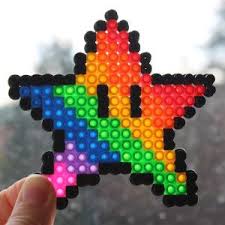 Hama Perler Pyssla Mario Star Bead Suncatcher Rainbow Https Procrastinus Deviantart Com Melted Bead Crafts Easy Perler Bead Patterns Perler Beads Designs Pyssla unicorn perler bead templates diy perler beads. pinterest