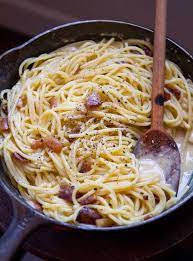 Recipe Authentic Spaghetti Alla Carbonara Recipe Carbonara Recipe Carbonara Pasta Weeknight Dinner Recipe