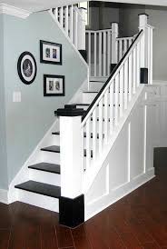 Painted Wood Stair Remodel Remodelaholic Stair Remodel Wood Stairs Painted Wood Stairs