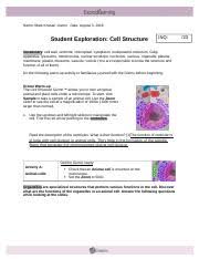 Animal cell label the organelles in the diagram below. Activity B Plant Cells Get The Gizmo Ready Select View Plant Cell And Click Course Hero