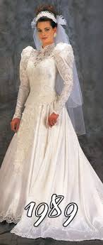 Wedding Dresses By Impression Bridal 1989 Known For Cathedral Trains Lace Edged Frills Veils V Wedding Gowns Vintage 1980s Wedding Dress Wedding Dresses 80s
