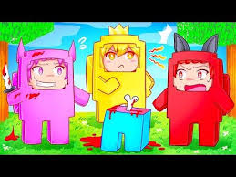 The Squad Plays Minecraft Among Us Youtube Anime Wolf Girl Squad Pictures How To Play Minecraft